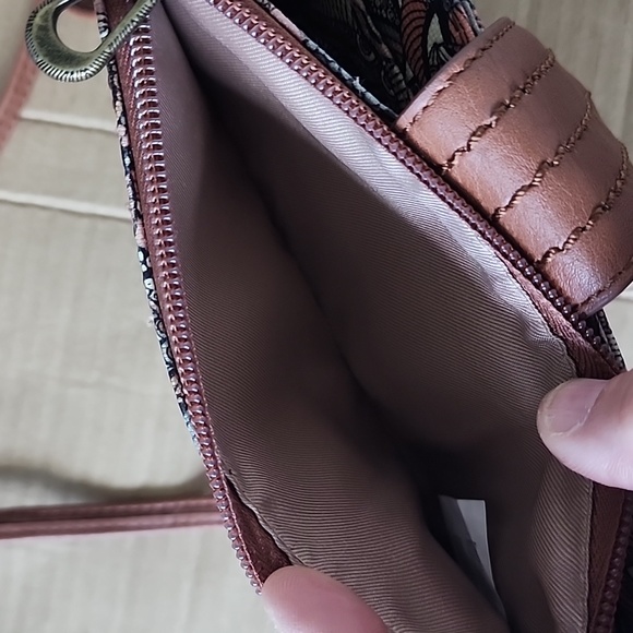 Sakroots brown floral crossbody purse - Picture 5 of 8